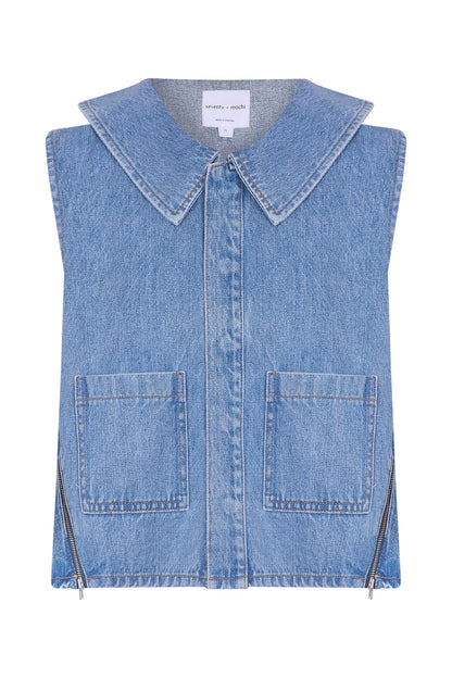 Seventy + Mochi Zuri Vest In Two Tone