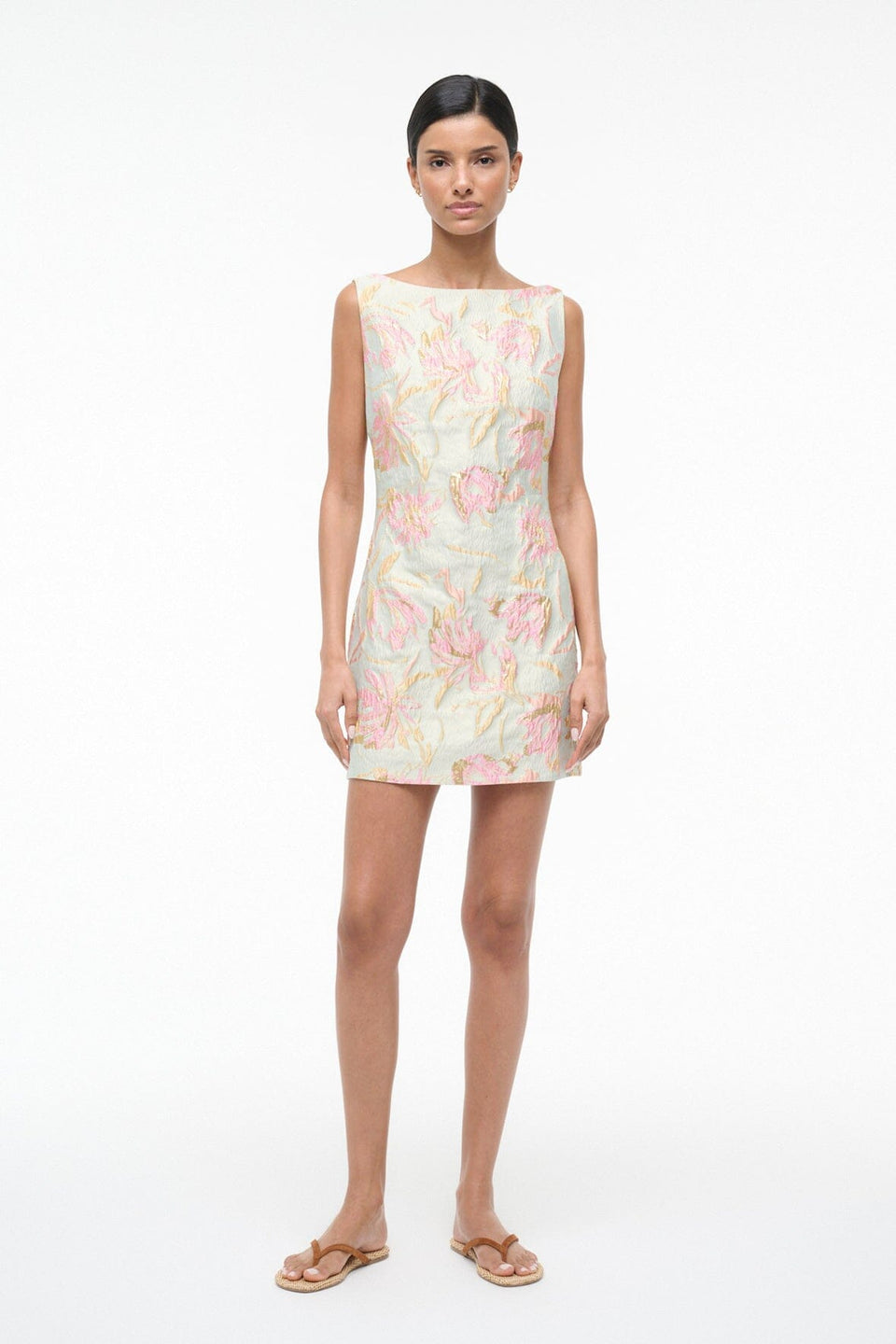Staud Mimi Dress in Botanica Aloe