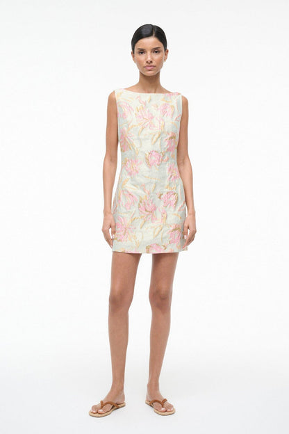Staud Mimi Dress in Botanica Aloe