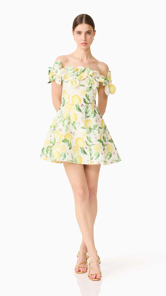 ELLIATT Hana Mini Dress - yellow