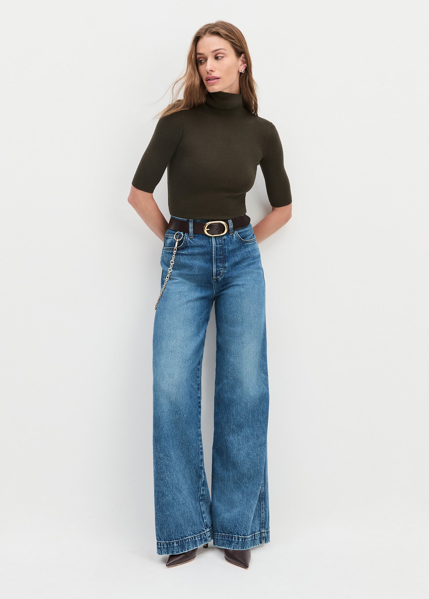 Favorite Daughter THE MASHA SUPER HIGH RISE WIDE LEG