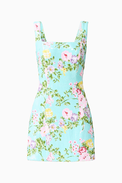 ELLIATT Emmeline Sequin Mini Dress - Mint