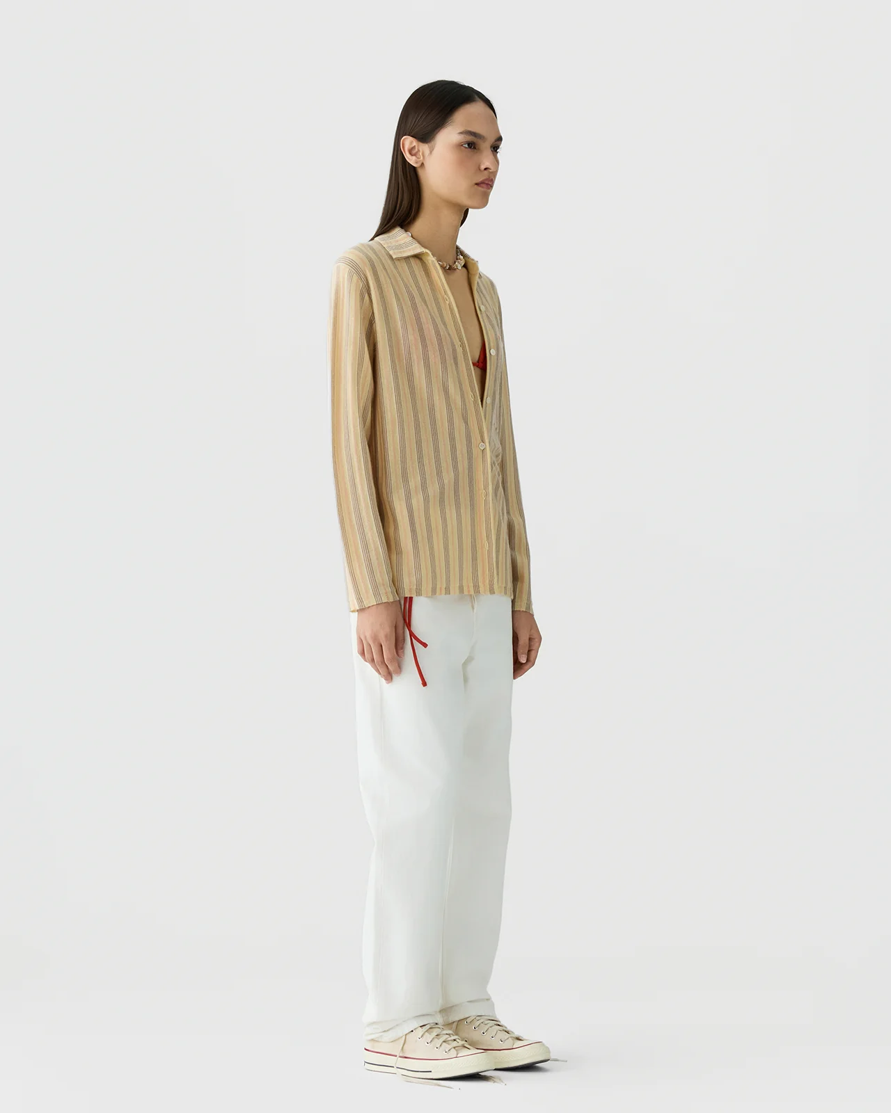 Guest In Residence Fine Stripe Showtime Shirt
