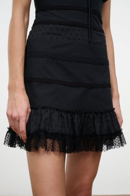 STAUD Halie Mini Dress - Black