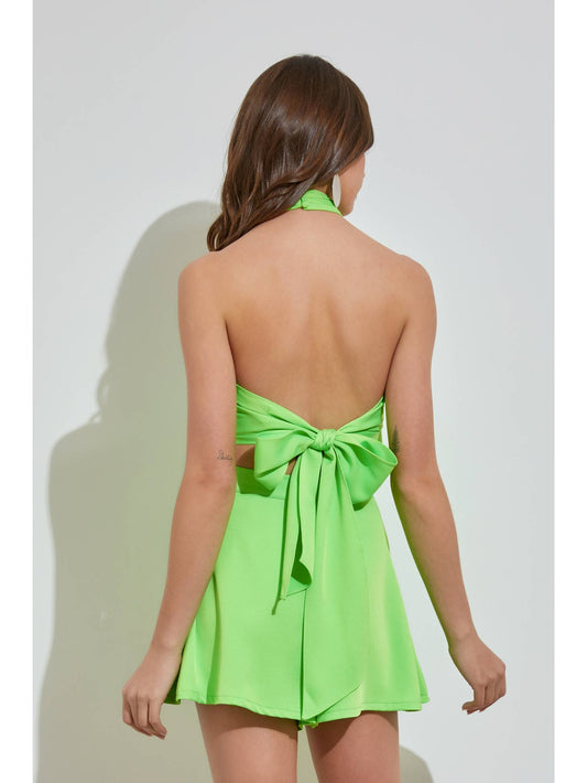 Apple Mint Tie Top