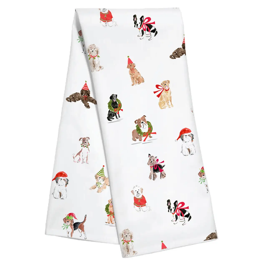 Christmas Kitchen Towel - Dogs