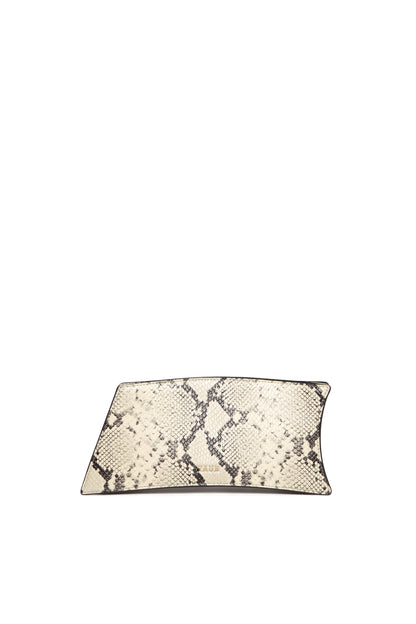 Staud Coco Shoulder Bag in White Snake