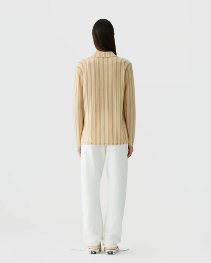 Guest In Residence Fine Stripe Showtime Shirt