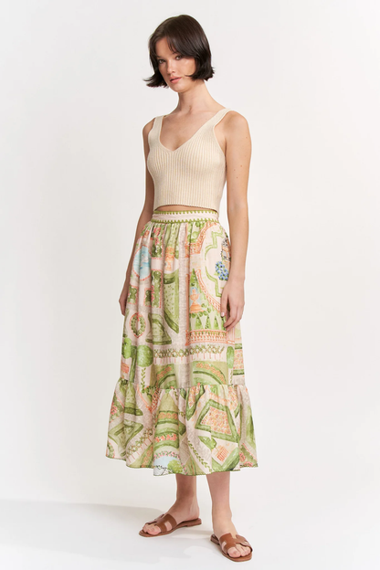 En Saison Sariyah Midi Skirt