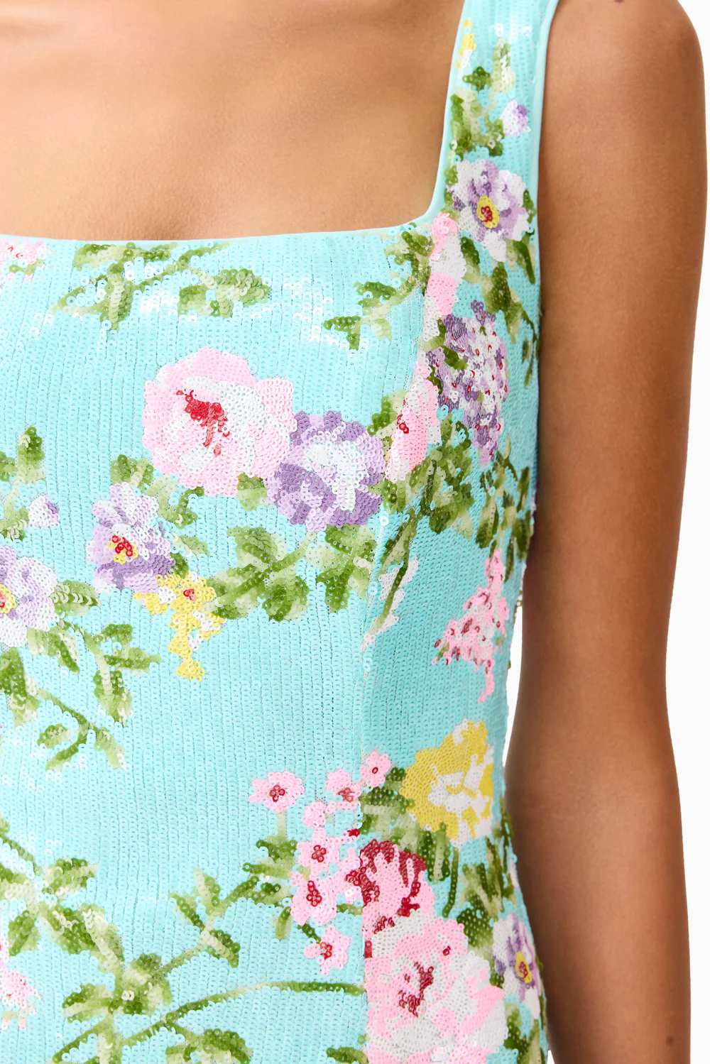 ELLIATT Emmeline Sequin Mini Dress - Mint