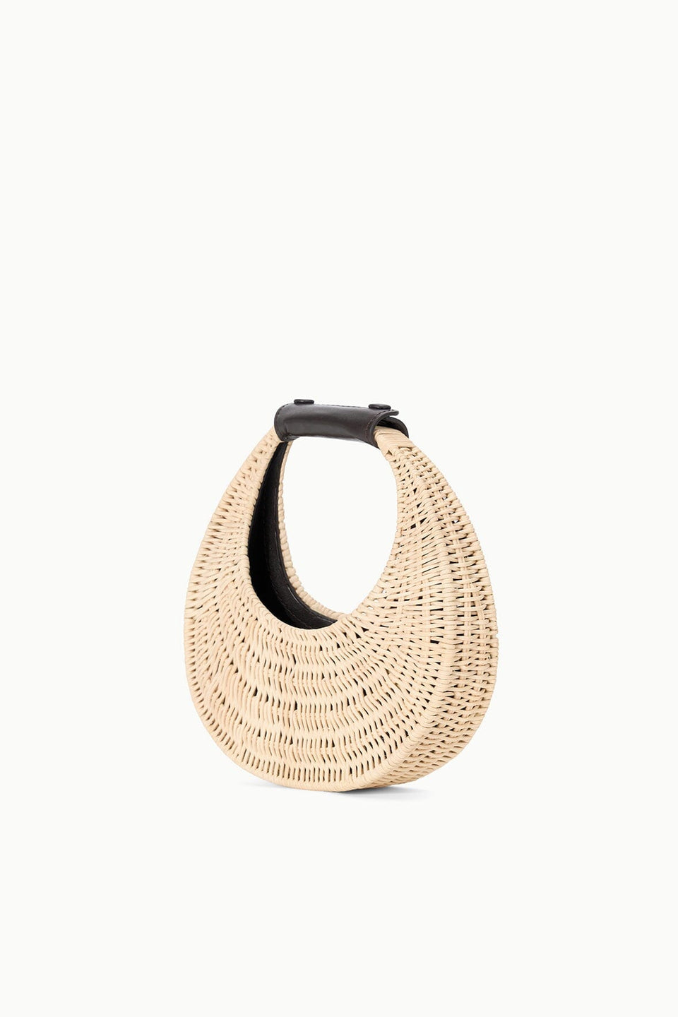 STAUD Good Night Moon Wicker Bag - Natural