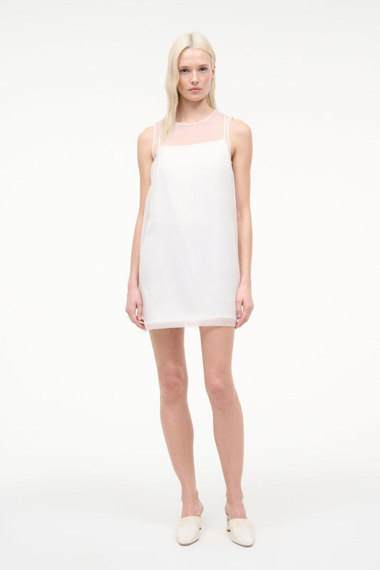 Staud Brea Dress in Ivory