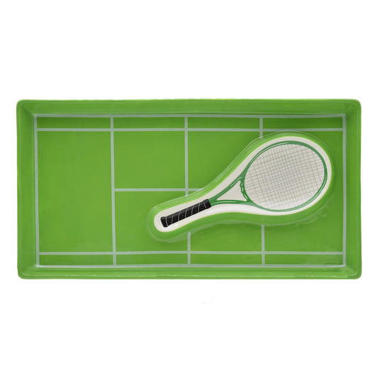 Tennis Chip and Dip Plate - Sports Lover