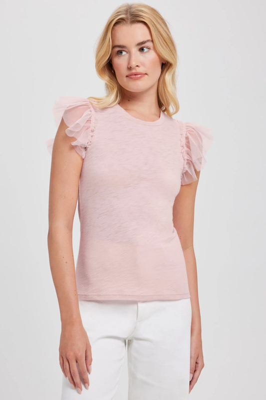 Goldie Tulle Ruffle Shell