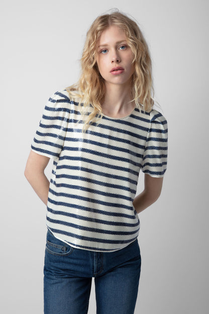 Zadig & Voltaire Tchao Sequins Stripe