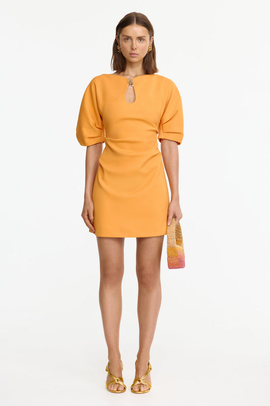 Acler Dingsey Mini Dress in Clementine