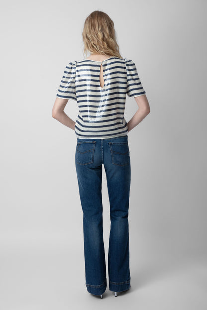 Zadig & Voltaire Tchao Sequins Stripe