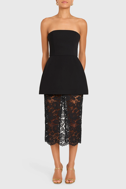 Amanda Uprichard Jada Dress - Black
