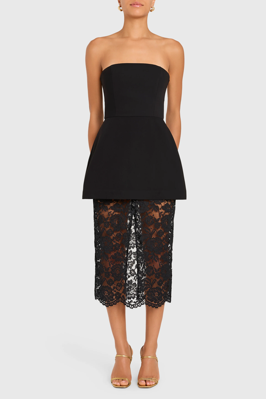 Amanda Uprichard Jada Dress - Black