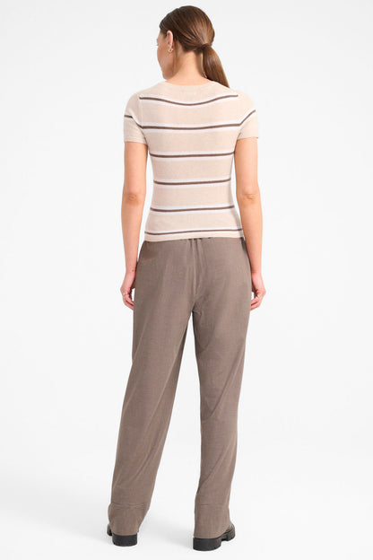 Staud Easy Cashmere Tee - White