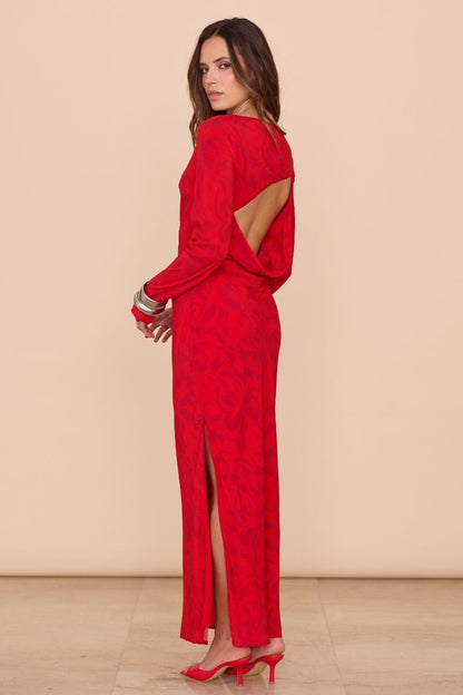 SOVERE EMBER DRESS IN CHILLI