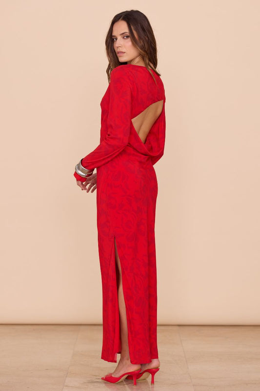 SOVERE EMBER DRESS IN CHILLI