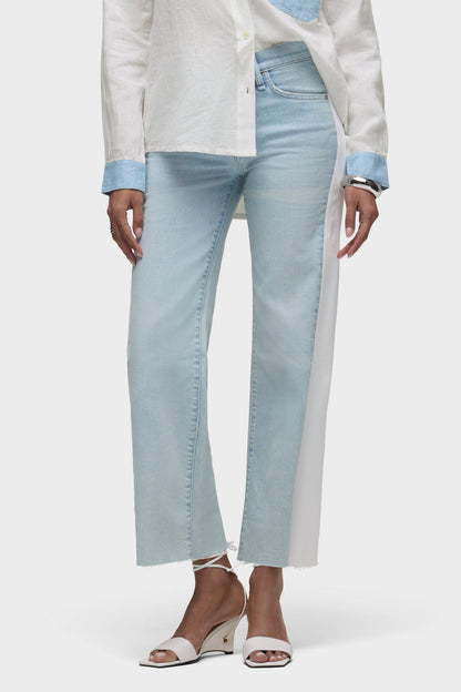 HUDSON Rosie Wide Leg Jeans - Ice Out