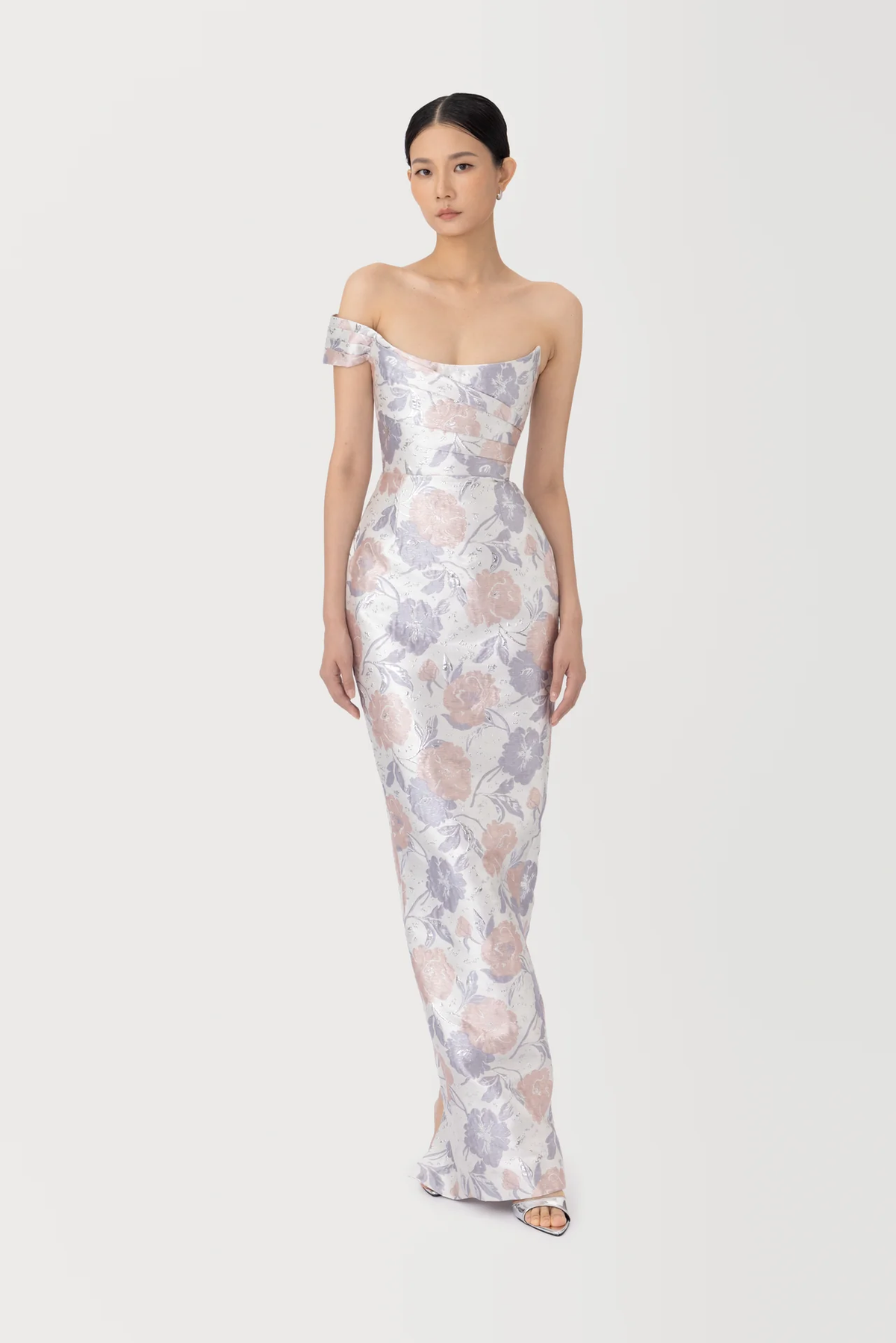 Sau Lee Jackson Brocade Gown