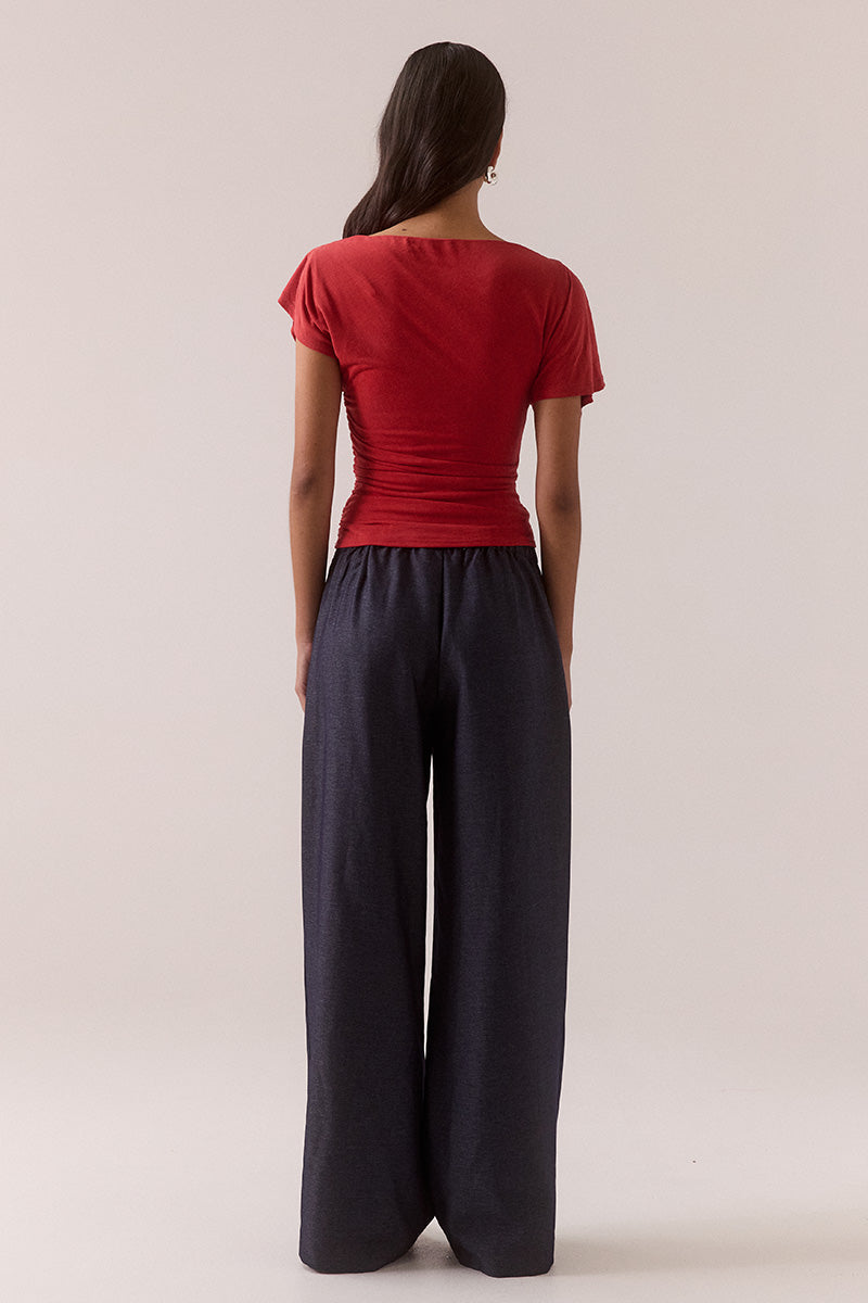 Sovere Miro Top in Rouge