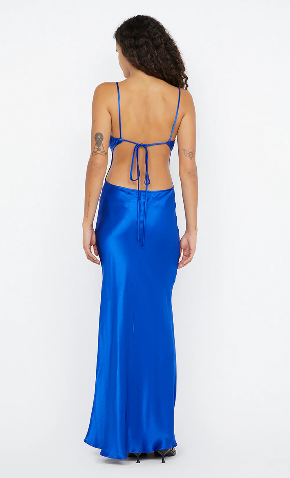 Sol Tie Maxi Dress in Mediterranean Blue - BEC + BRIDGE 6 Sol Tie Maxi Dress in Mediterranean Blue - BEC + BRIDGE 6