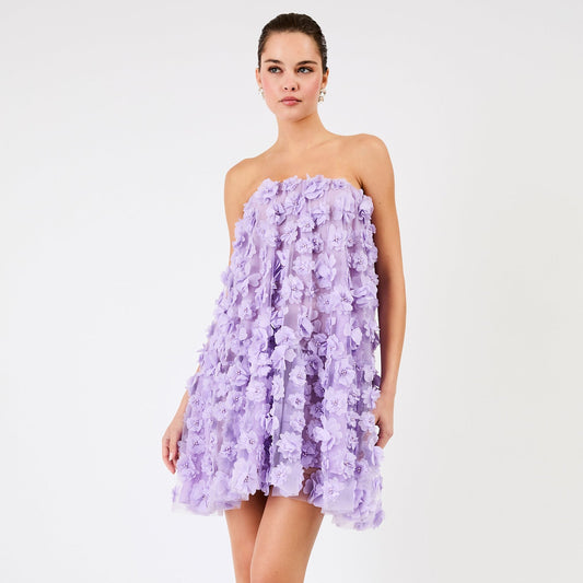 Helsi Bianca Mini Dress in Lavender