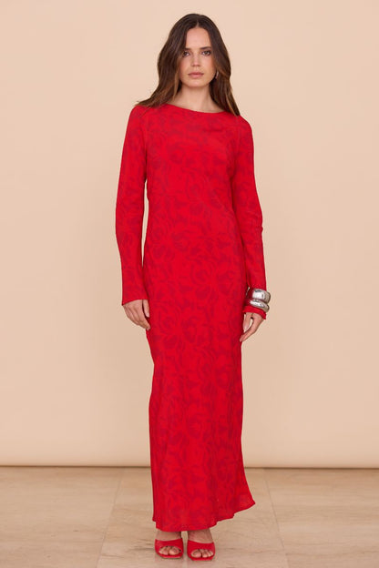 SOVERE EMBER DRESS IN CHILLI