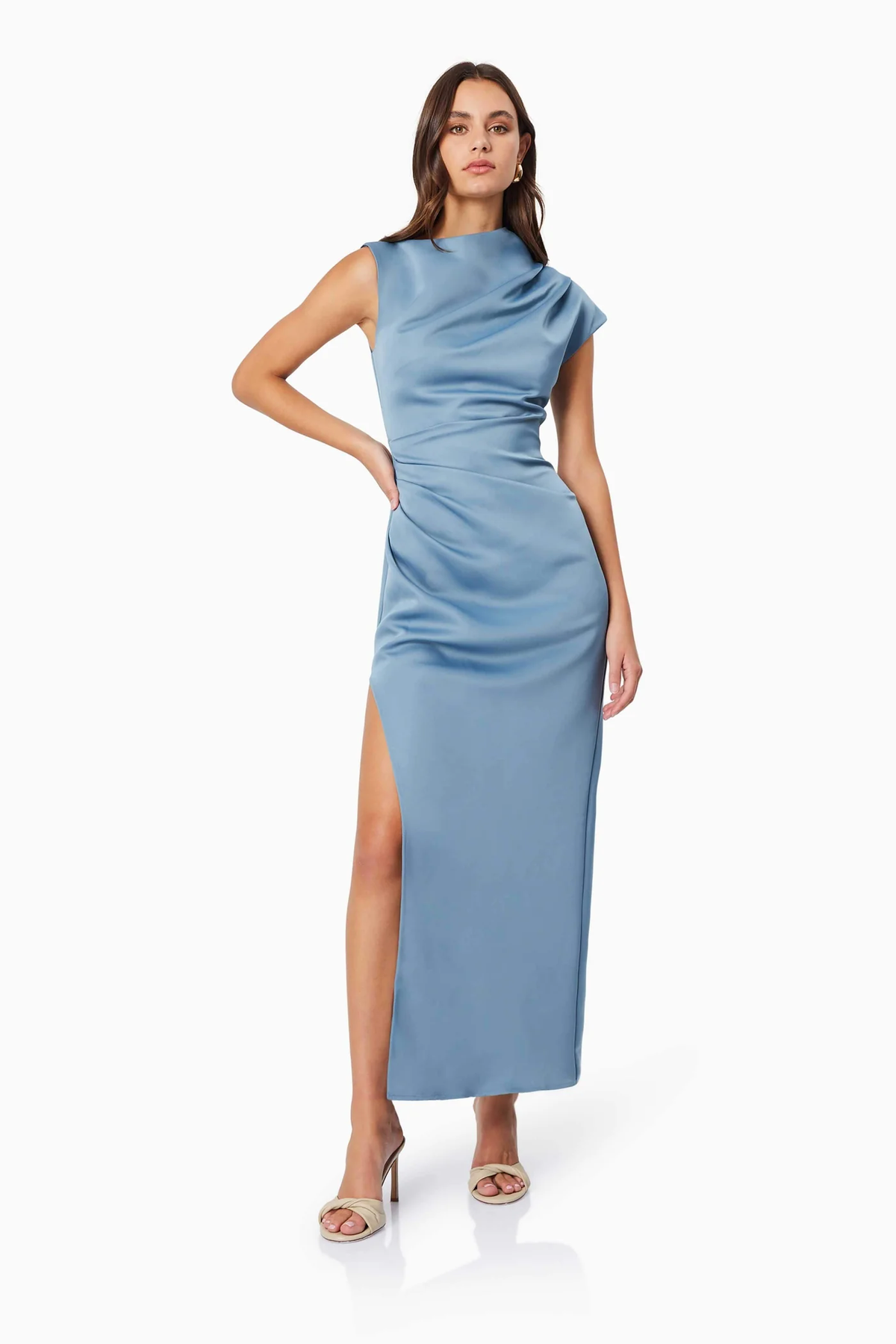 Elliatt Coralie Maxi Gown in Blue