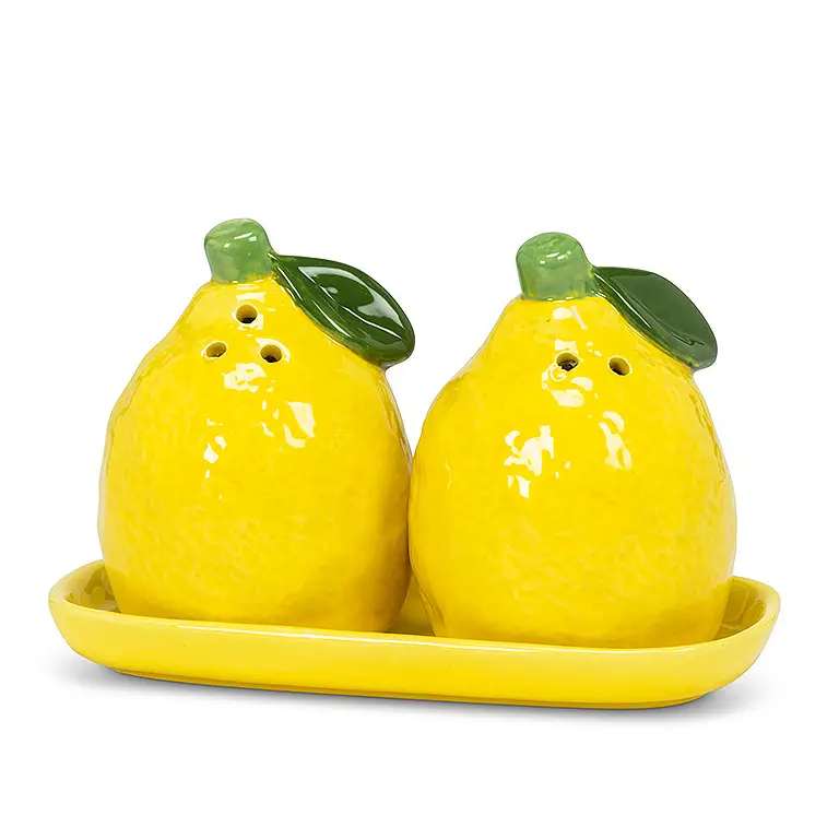 Lemon Salt and Pepper Shakers