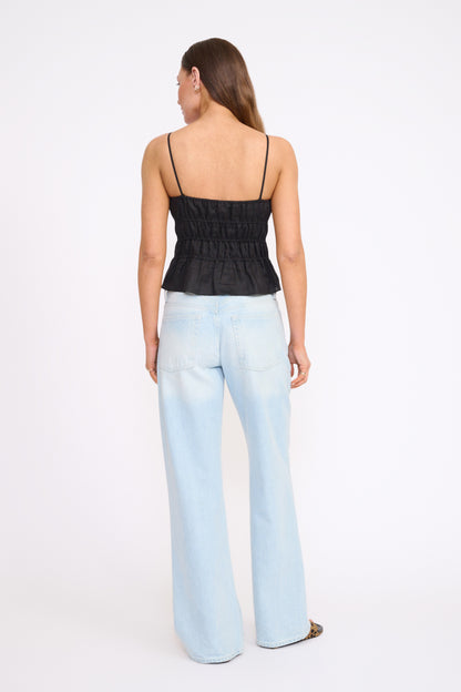 Staud Ayla Linen Tank