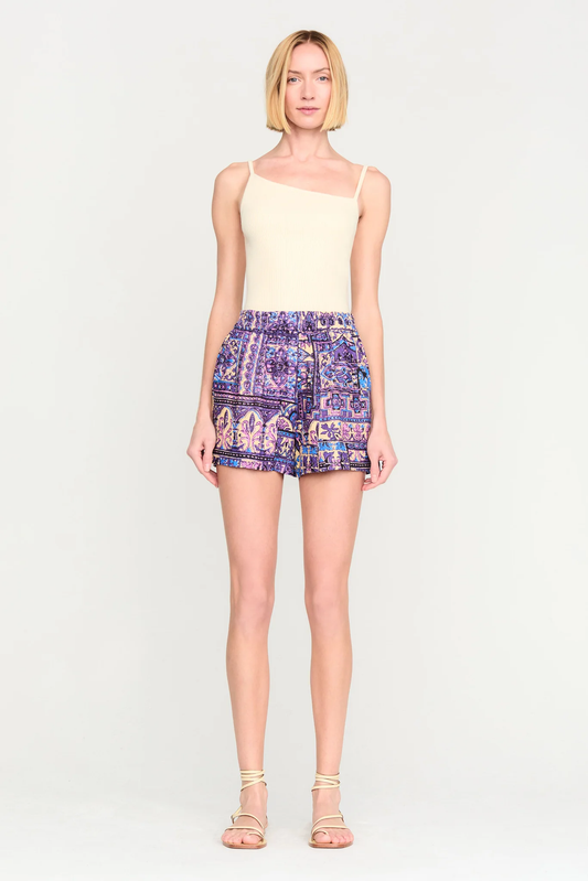 Marie Oliver Monte Short - Violet Tile