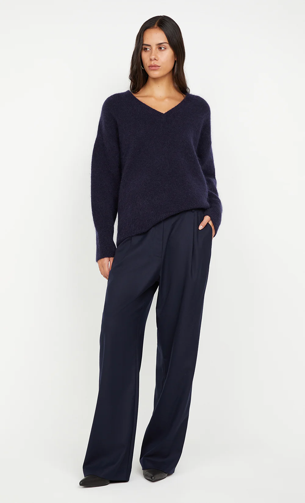 Bec + Bridge CAMPBELL V NECK JUMPER