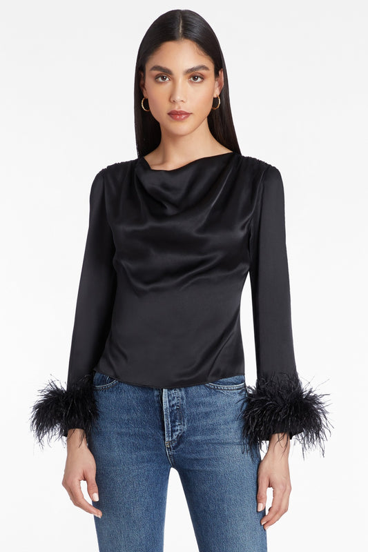 Amanda Uprichard Presley Silk Top