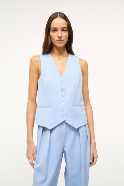 Staud Brett Vest - Periwinkle