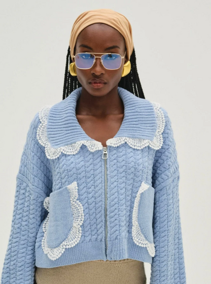 For Love & Lemons Tierra Knit Jacket