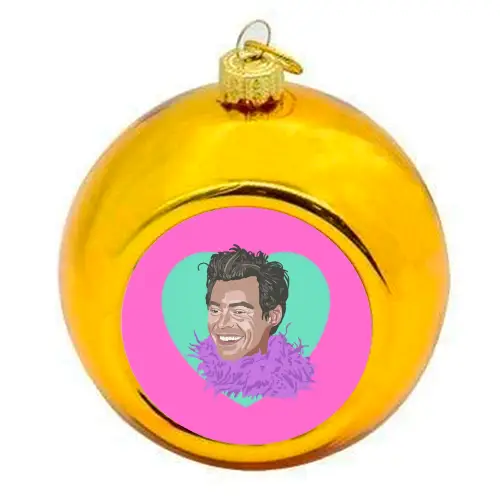 Christmas Baubles 'boa Love'