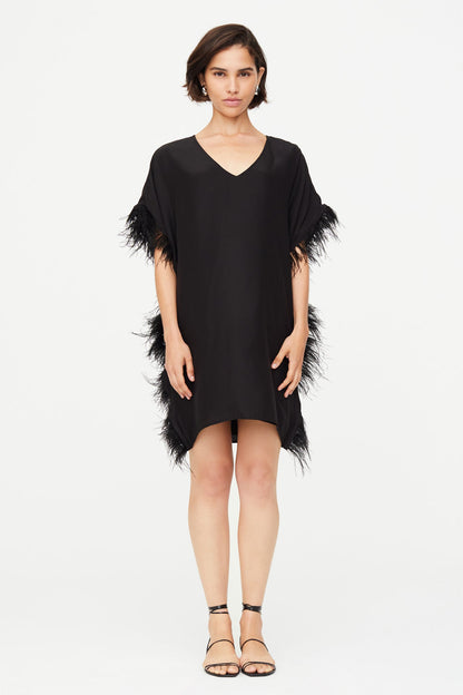 Marie Oliver Maura Feather Dress
