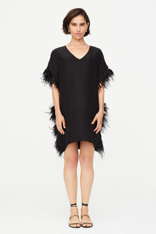 Marie Oliver Maura Feather Dress