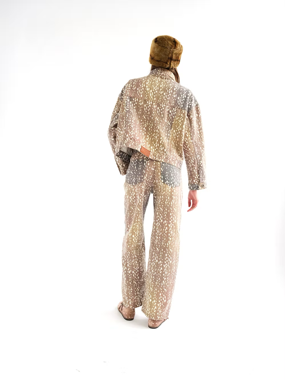 Tach Munar Printed Denim Jacket