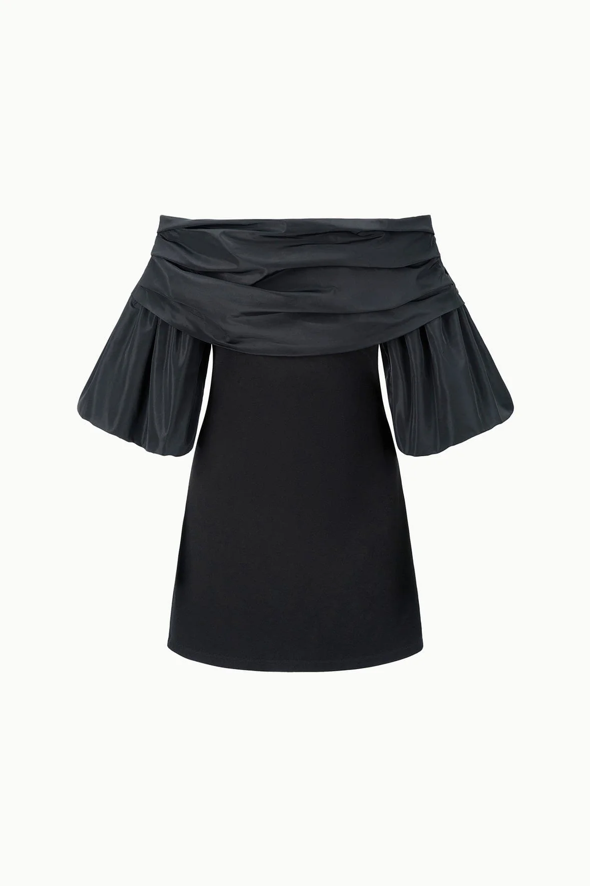 STAUD BLACK HARPER DRESS