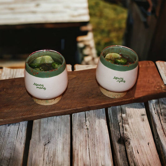 The Ranch "Spicy Marg" Glasses/Set of Two