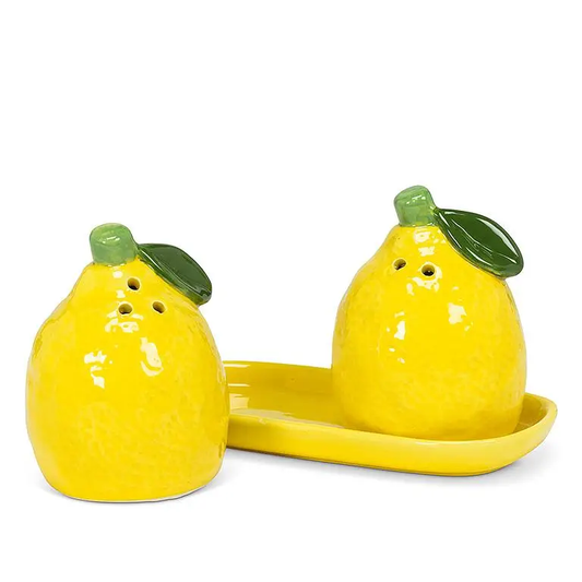 Lemon Salt and Pepper Shakers