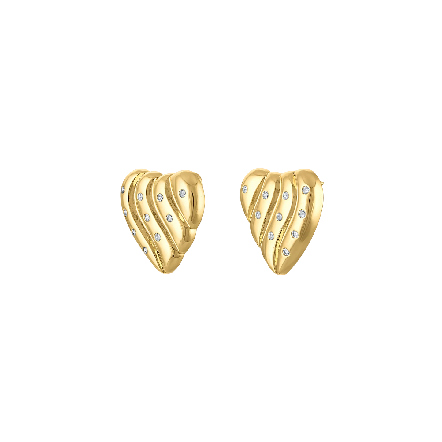 Logan Tay Bling Heart Earring