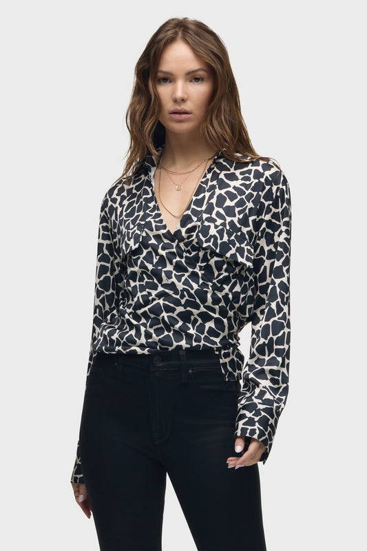 Hudson Long Sleeve Wrap Shirt