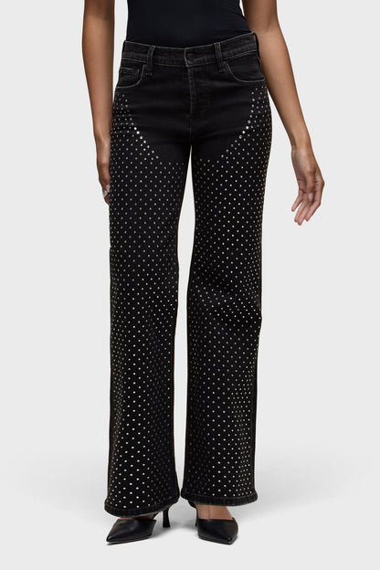 Hudson Rosie Embellished Wide Leg